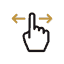 Horizontal Scroll Indicator Icon