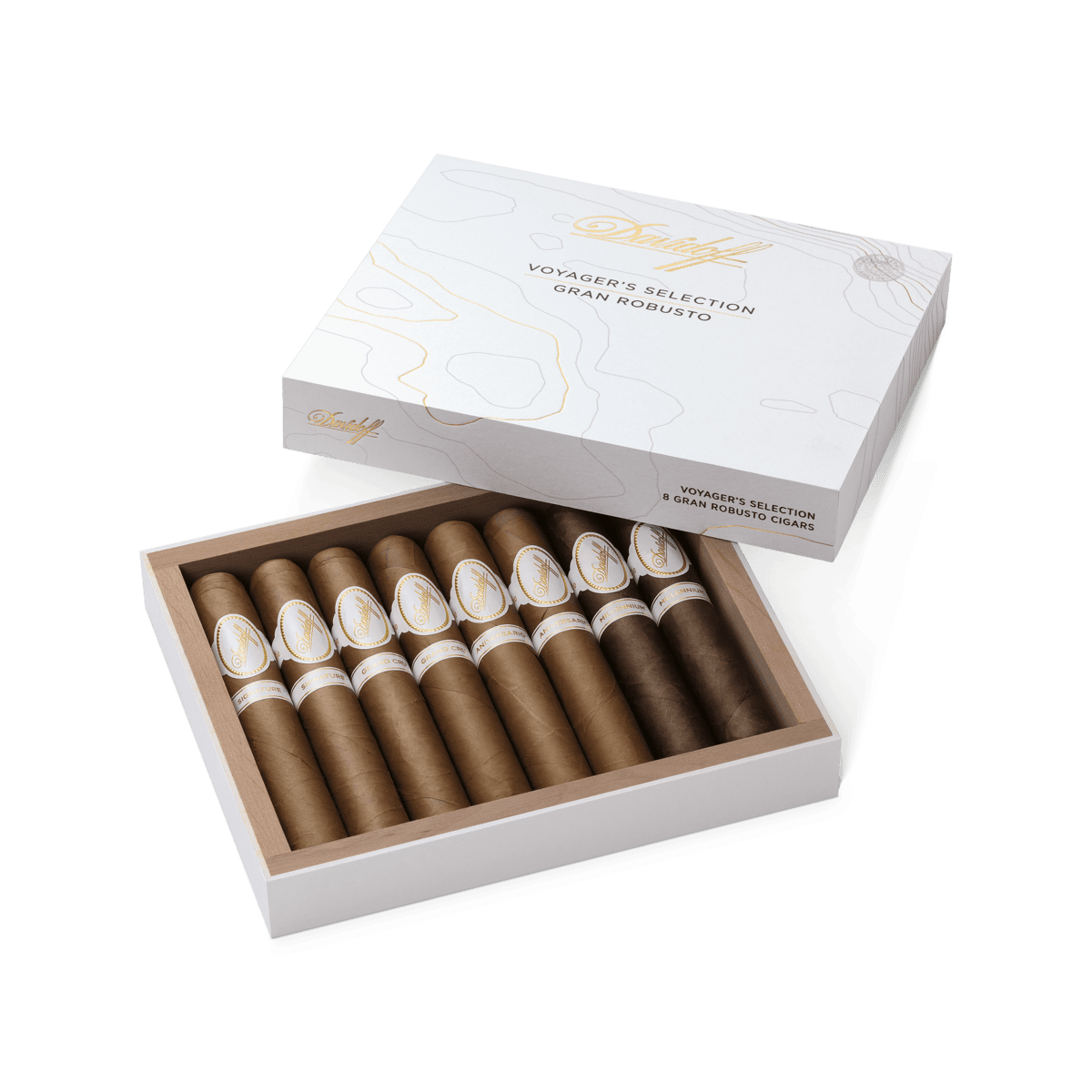 Davidoff Voyagers Selection White Band Box of 8